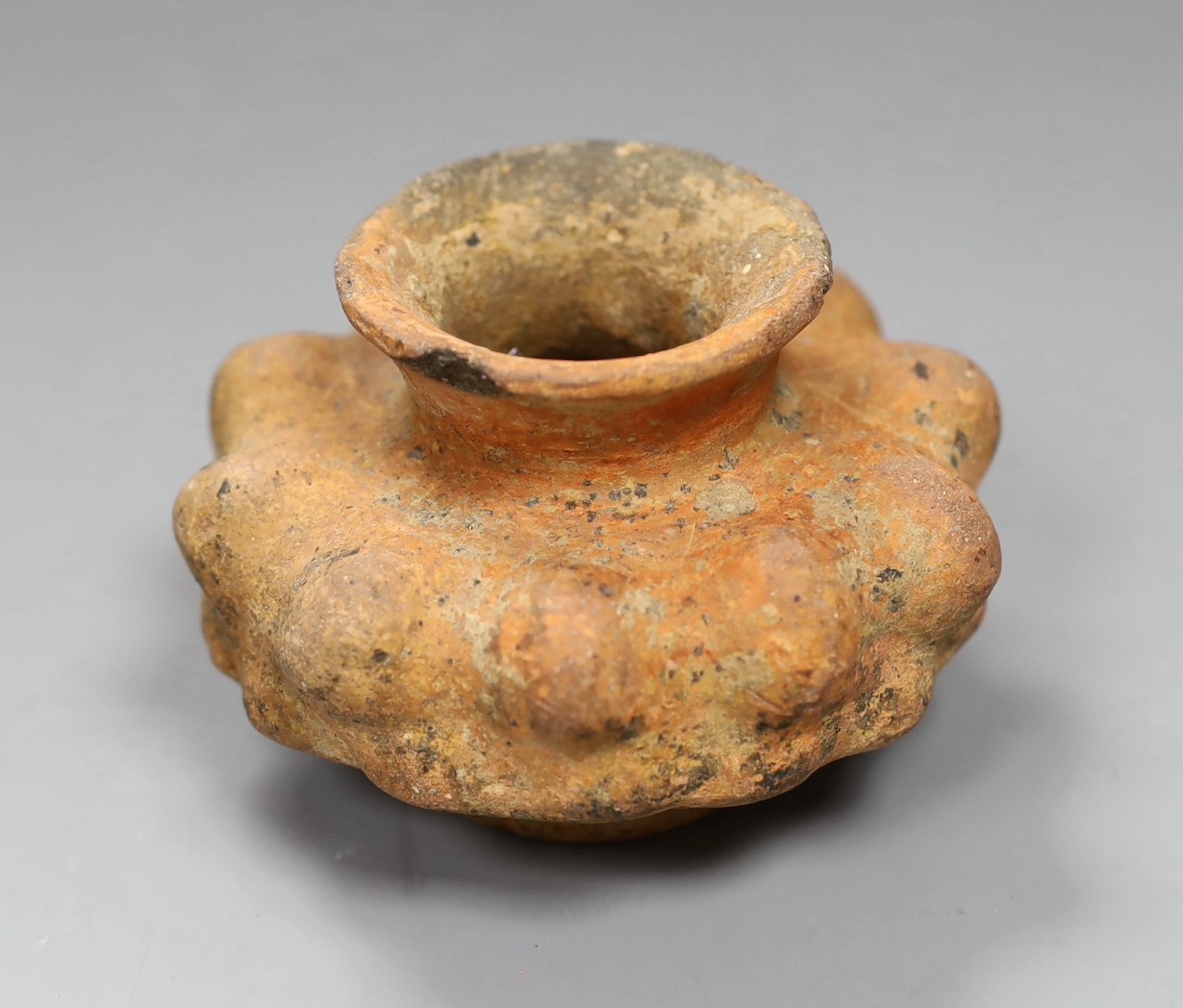 A Chinese neolithic terracotta bowl, 8cms high